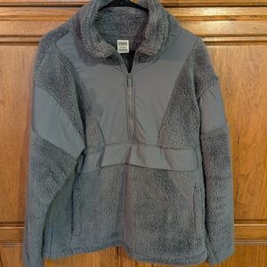 PINK Victoria's secret PINK Gray Fleece Jacket